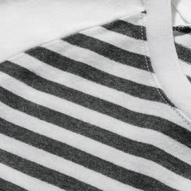 The Triblend Long Sleeve in Charcoal Stripe: Alternate Image 4