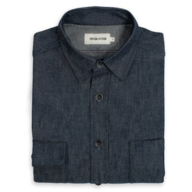 The Utility Shirt in Swift Mills Denim - featured image