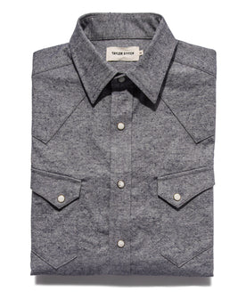 The Western Shirt in Upcycled Chambray: Featured Image, Wovens by Taylor Stitch
