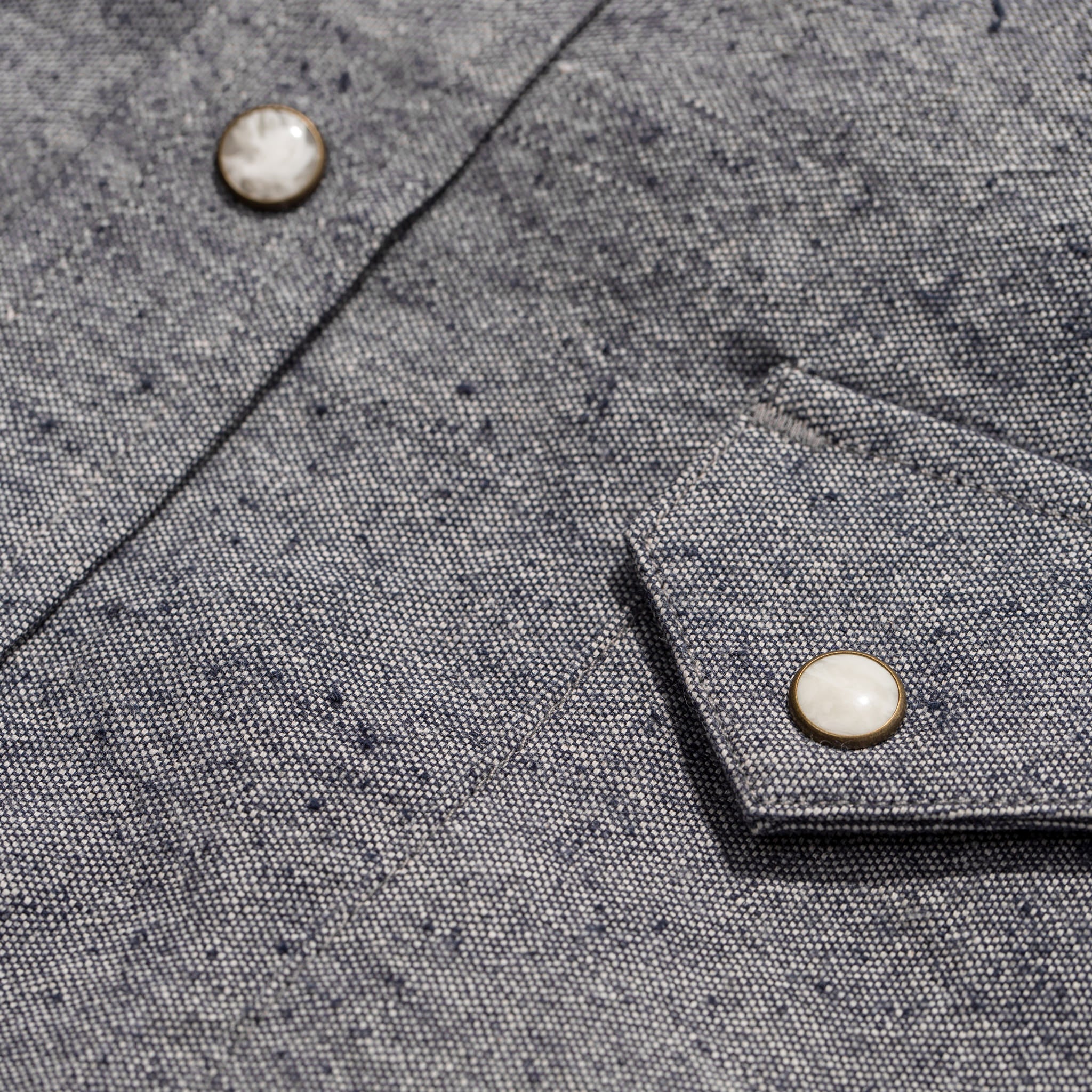 The Western Shirt in Upcycled Chambray: Alternate Image 9, Wovens by Taylor Stitch