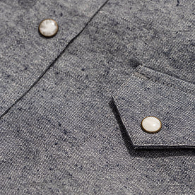 The Western Shirt in Upcycled Chambray: Alternate Image 9