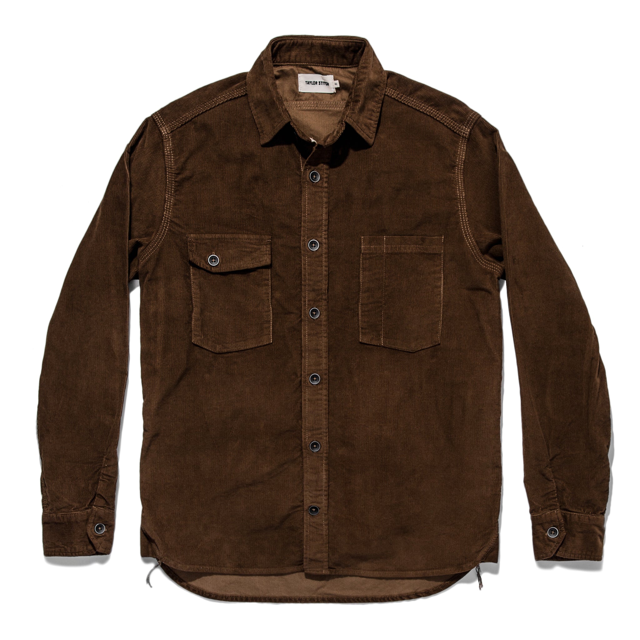 The Utility Shirt in Tobacco Cord: Alternate Image 7, Wovens by Taylor Stitch