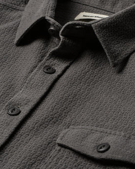 The Utility Shirt in Charcoal Jacquard: Alternate Image 6, Wovens by Taylor Stitch