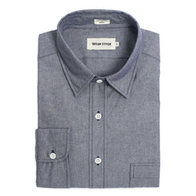 The California in Dark Blue Everyday Chambray - featured image