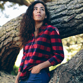 The Whitney Popover in Red Buffalo Plaid: Alternate Image 1