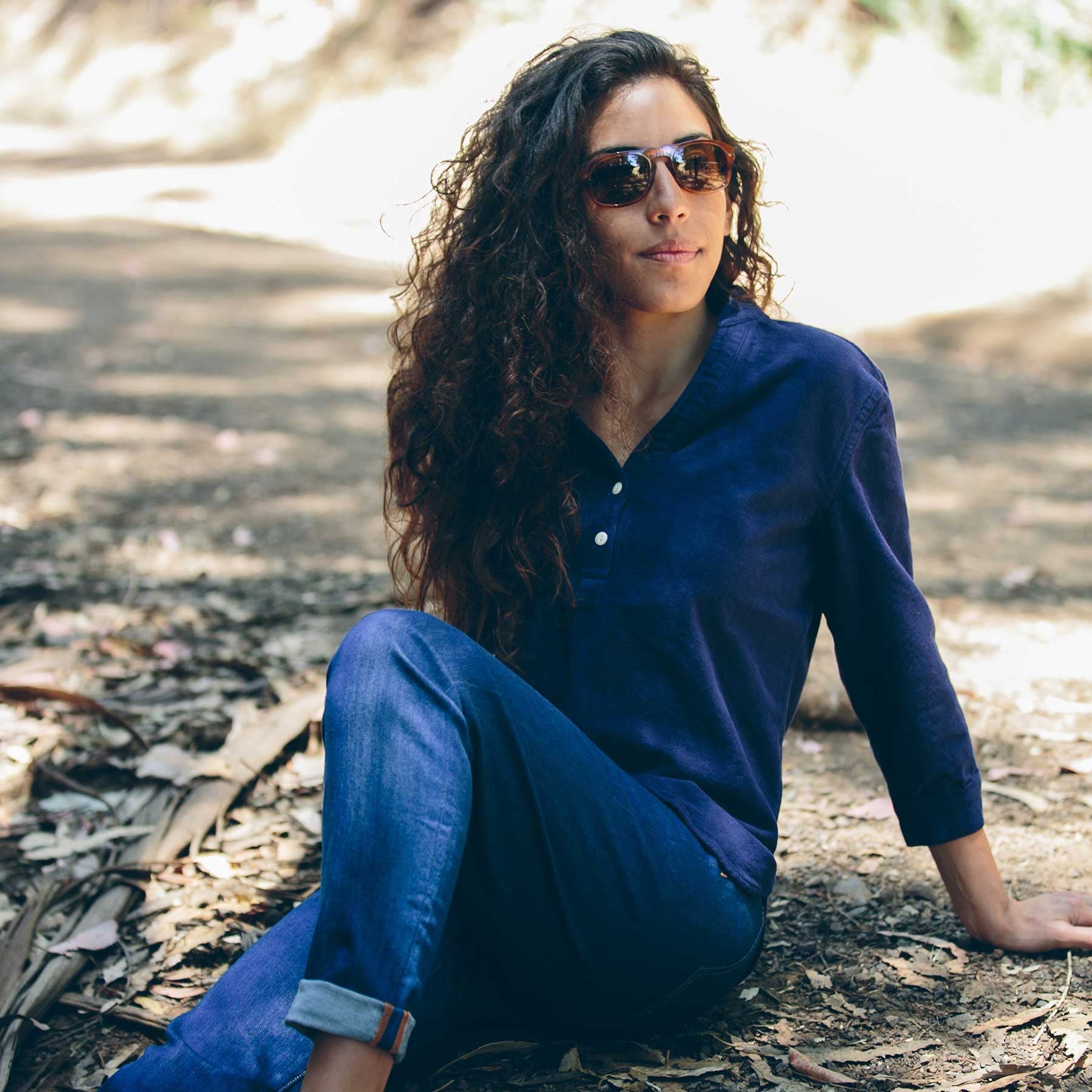 The Whitney Popover in Navy: Alternate Image 2, Wovens by Taylor Stitch