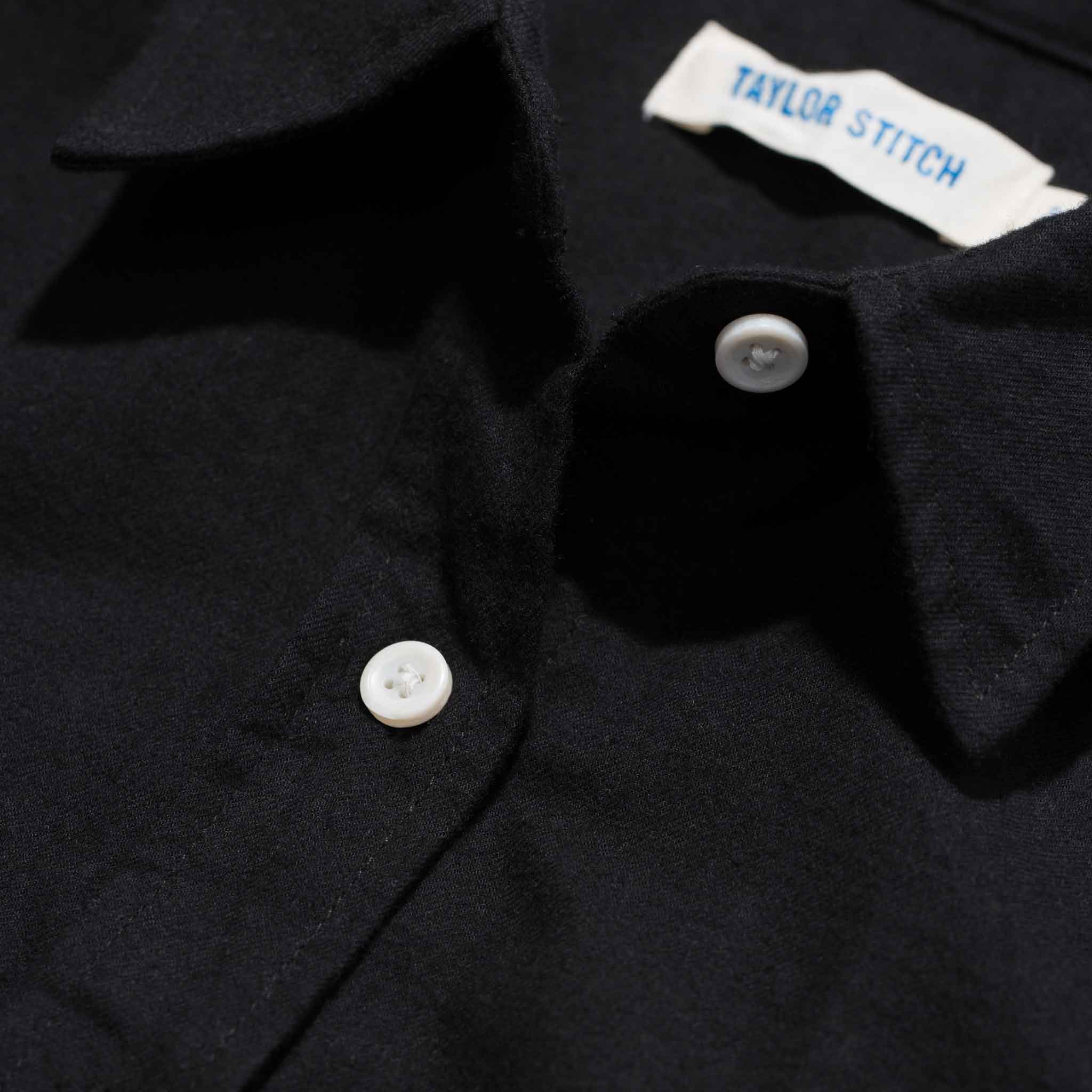 The Katherine in Black Brushed Cotton: Alternate Image 1, Wovens by Taylor Stitch