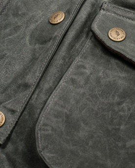 The Field Jacket in Dark Olive Beeswaxed Canvas: Alternate Image 7, Outerwear by Taylor Stitch