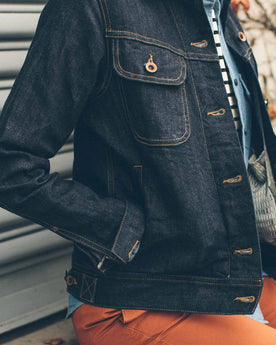 The Pacific Jacket in Cone Mills Stretch Selvage: Alternate Image 3, Outerwear by Taylor Stitch