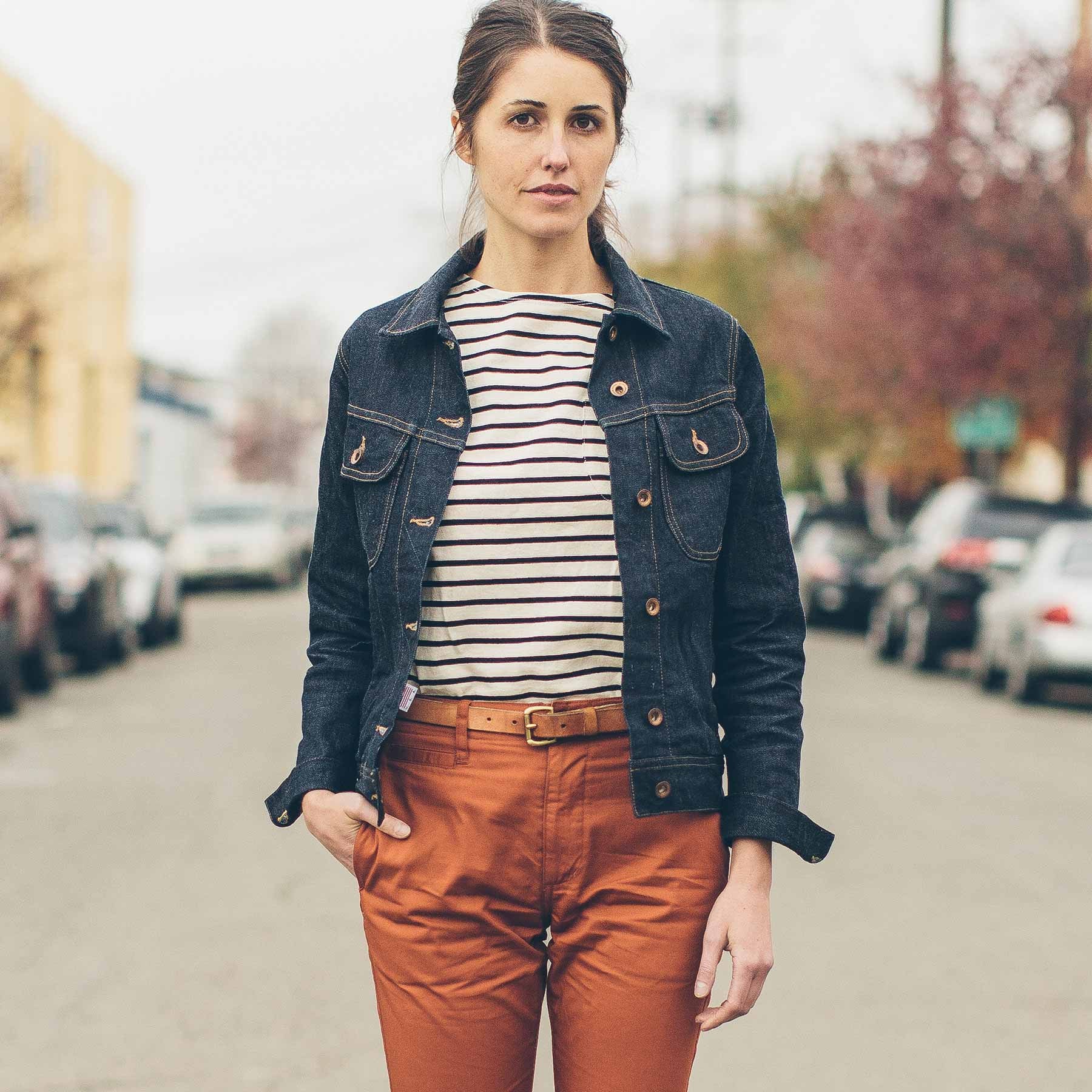 The Pacific Jacket in Cone Mills Stretch Selvage: Alternate Image 1, Outerwear by Taylor Stitch