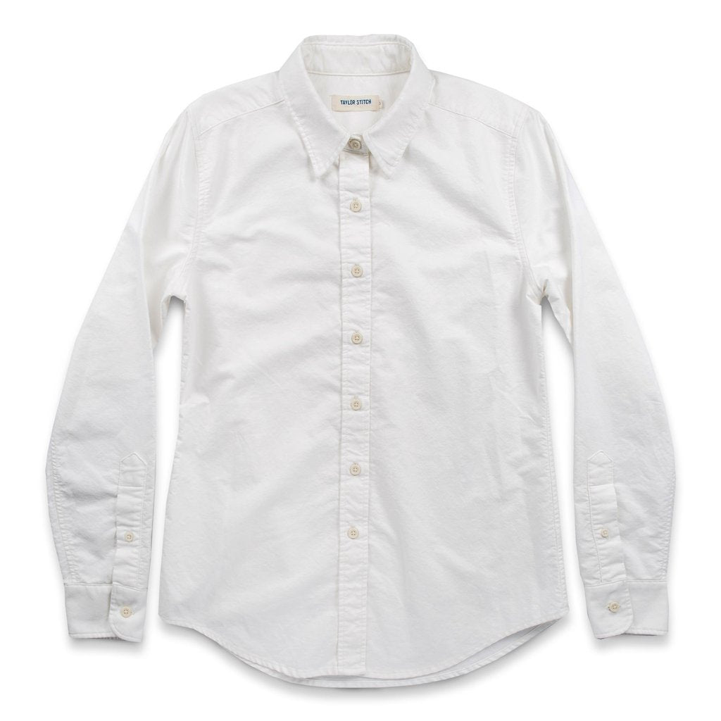 The Katherine in White Pinpoint Oxford: Featured Image, Wovens by Taylor Stitch