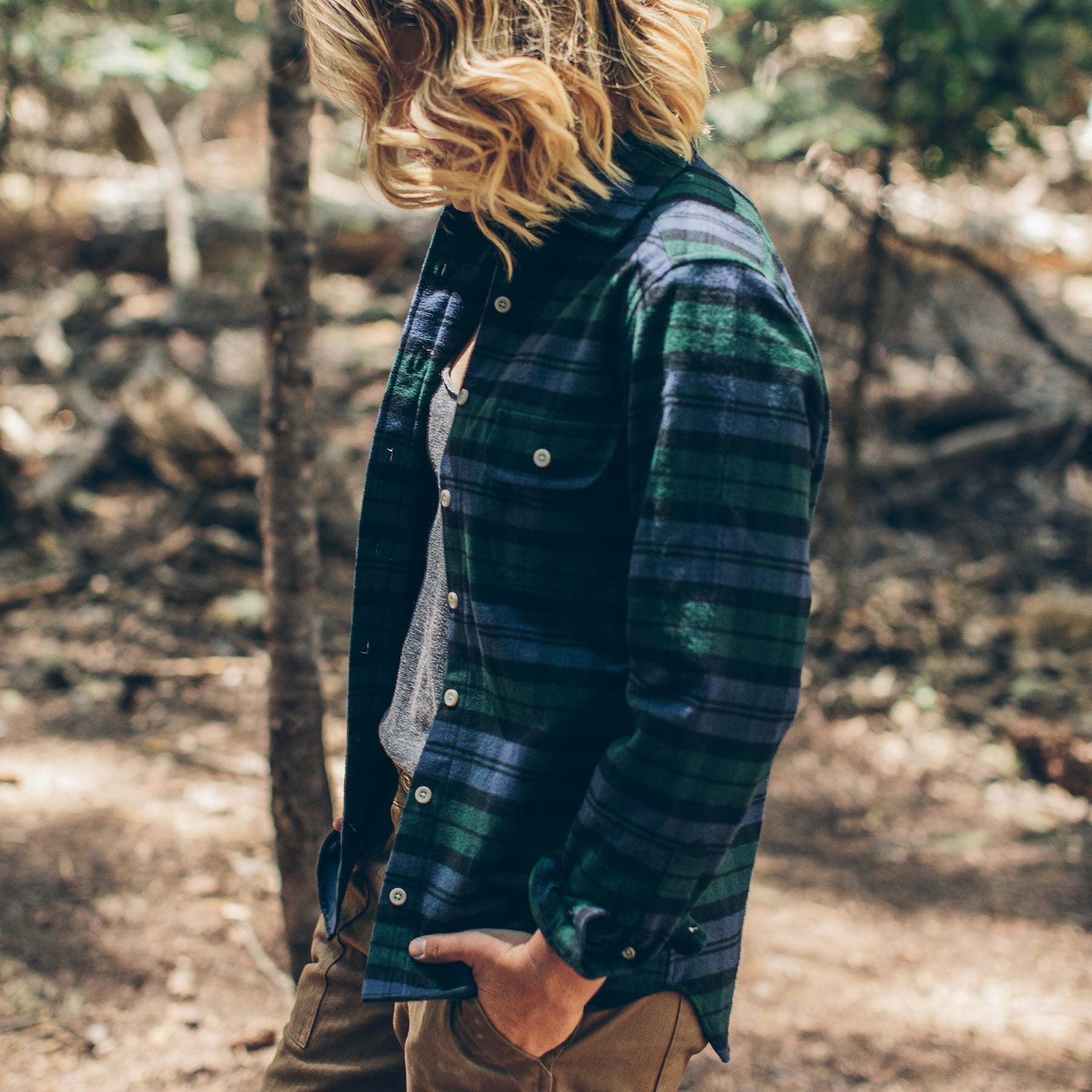 The Sierra Shirt in Blackwatch Plaid: Alternate Image 4, Wovens by Taylor Stitch