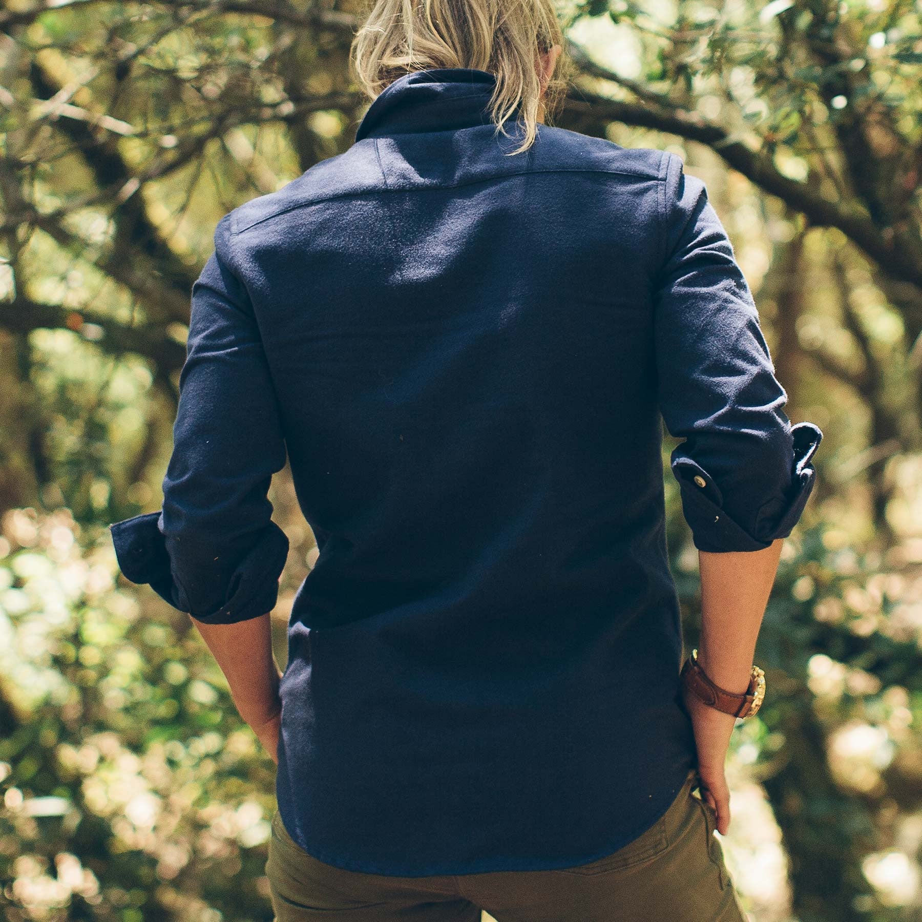 The Sierra Shirt in Navy: Alternate Image 3, Wovens by Taylor Stitch