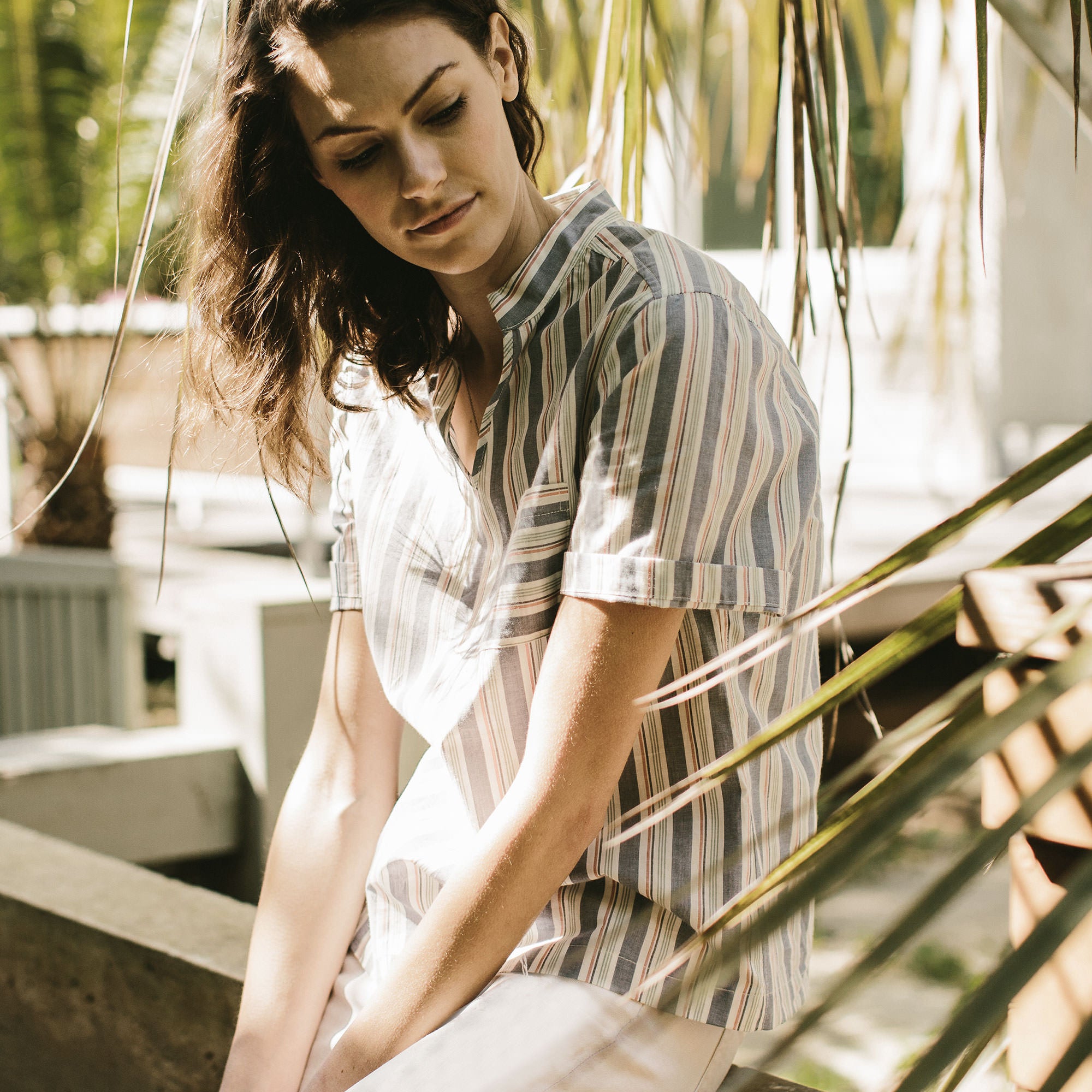 The Abbot Popover in Surf Stripe: Alternate Image 3, Wovens by Taylor Stitch