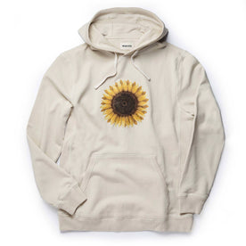 flatlay of The Fillmore Hoodie in Sunflower Embroidery