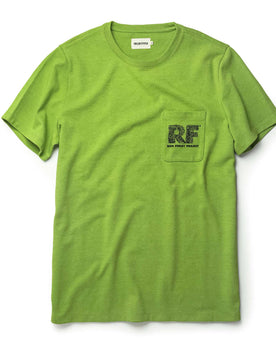 flatlay of The Heavy Bag Tee in Chlorophyll, Knits by Taylor Stitch