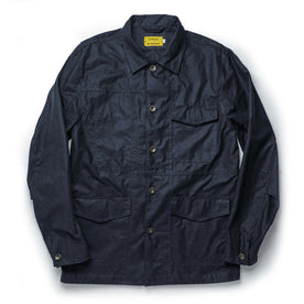 The Task Jacket in Waxed Navy - featured image