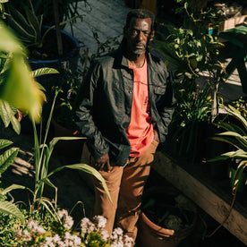 The Task Jacket in Waxed Navy - featured image