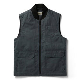 The Anchorage Vest in Charcoal Dry Wax - featured image