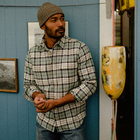 The Ledge Shirt in Blue Plaid - featured image