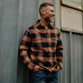 The Ledge Shirt in Rust Plaid - featured image