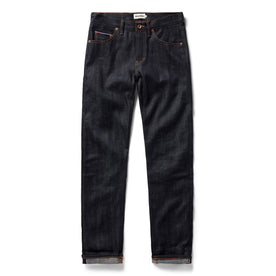 flatlay of The Slim Jean in Kuroki Welterweight Slub
