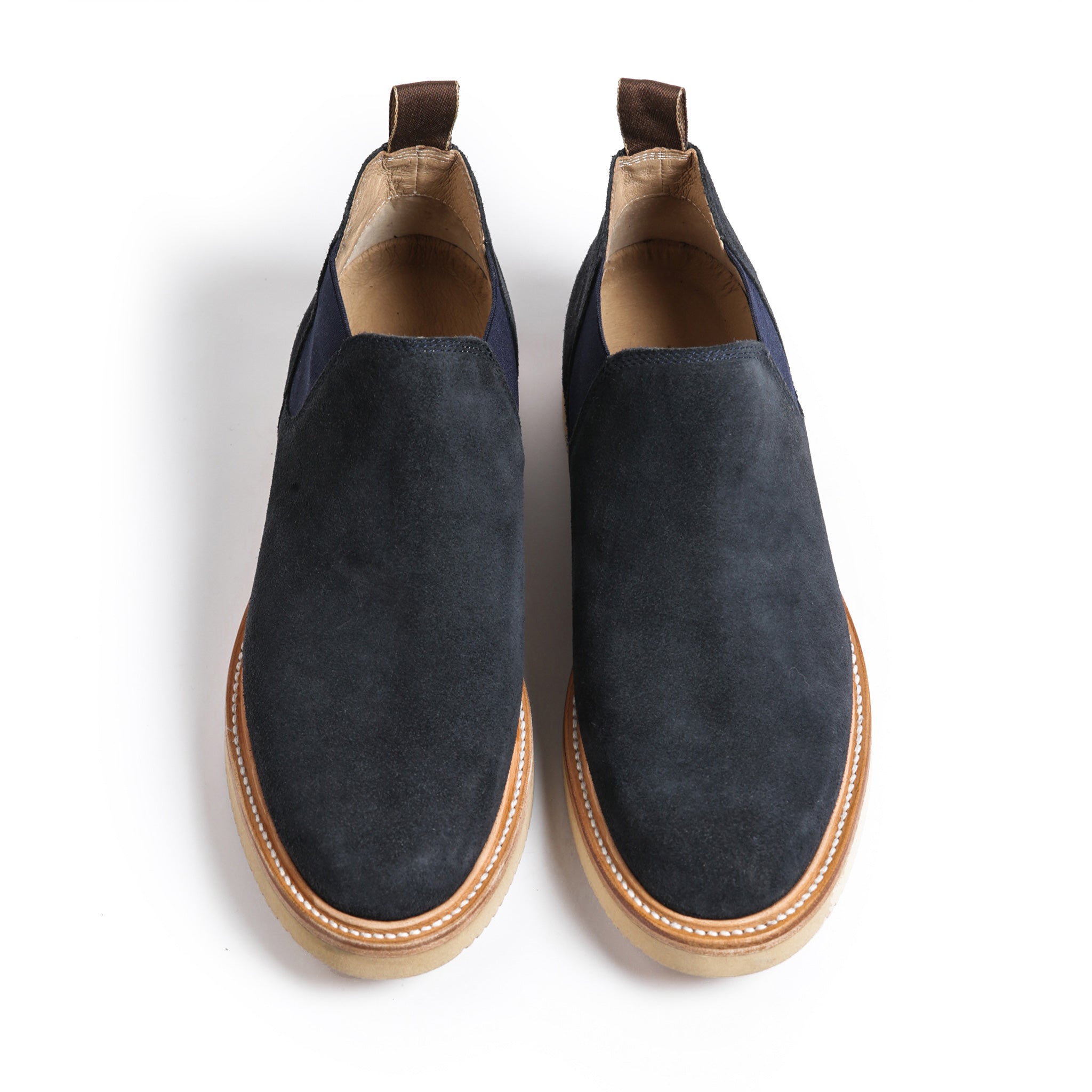 The Ranch Low in Weatherproof Navy Suede: Alternate Image 6, Footwear by Taylor Stitch