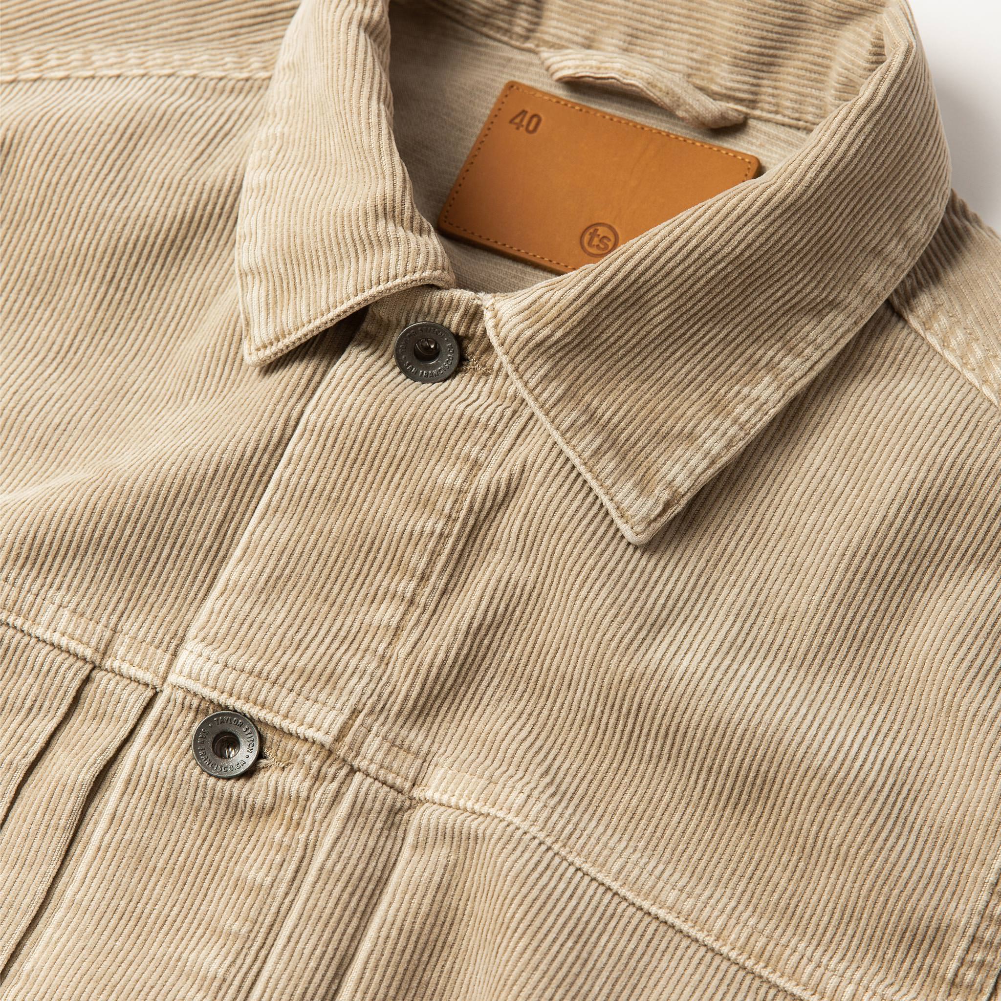 material shot of chest, Outerwear by Taylor Stitch