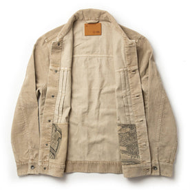 open flatlay of jacket