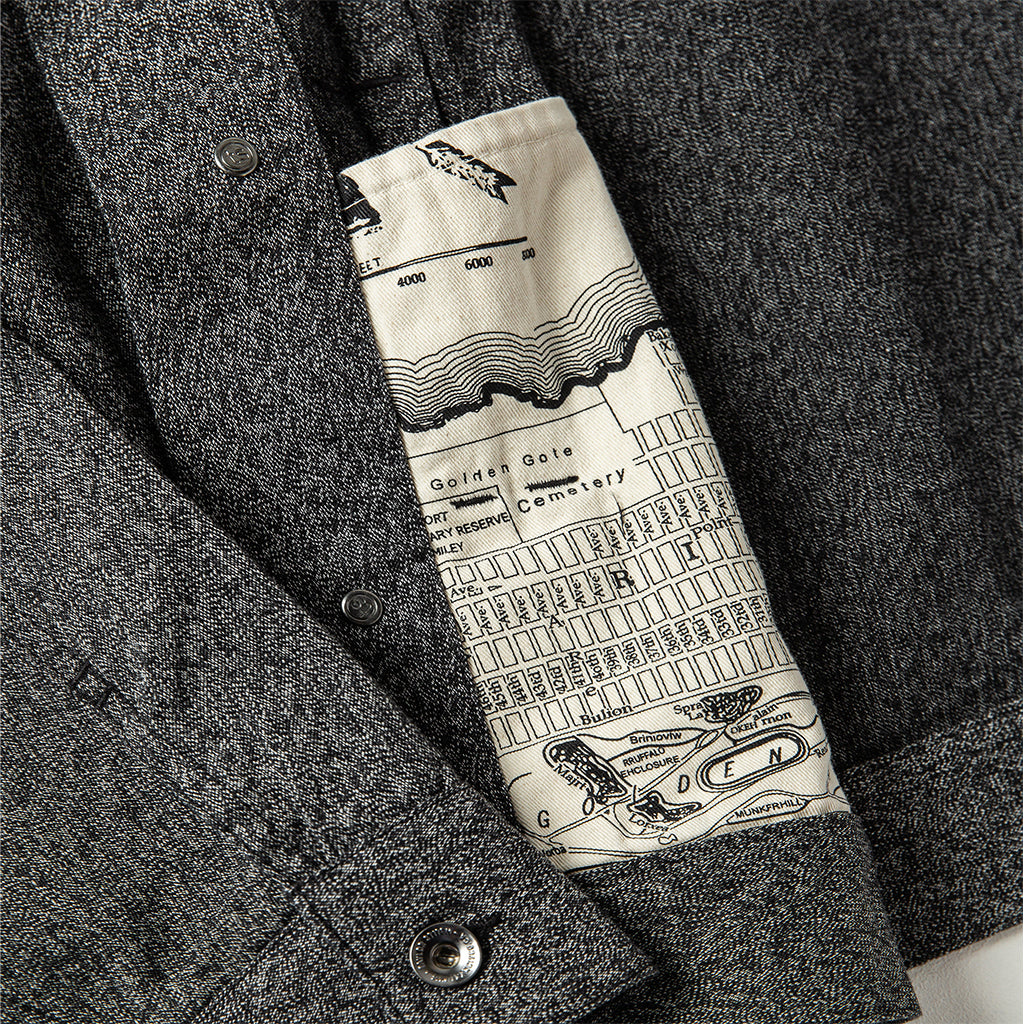 material shot of pocket detail, Outerwear by Taylor Stitch