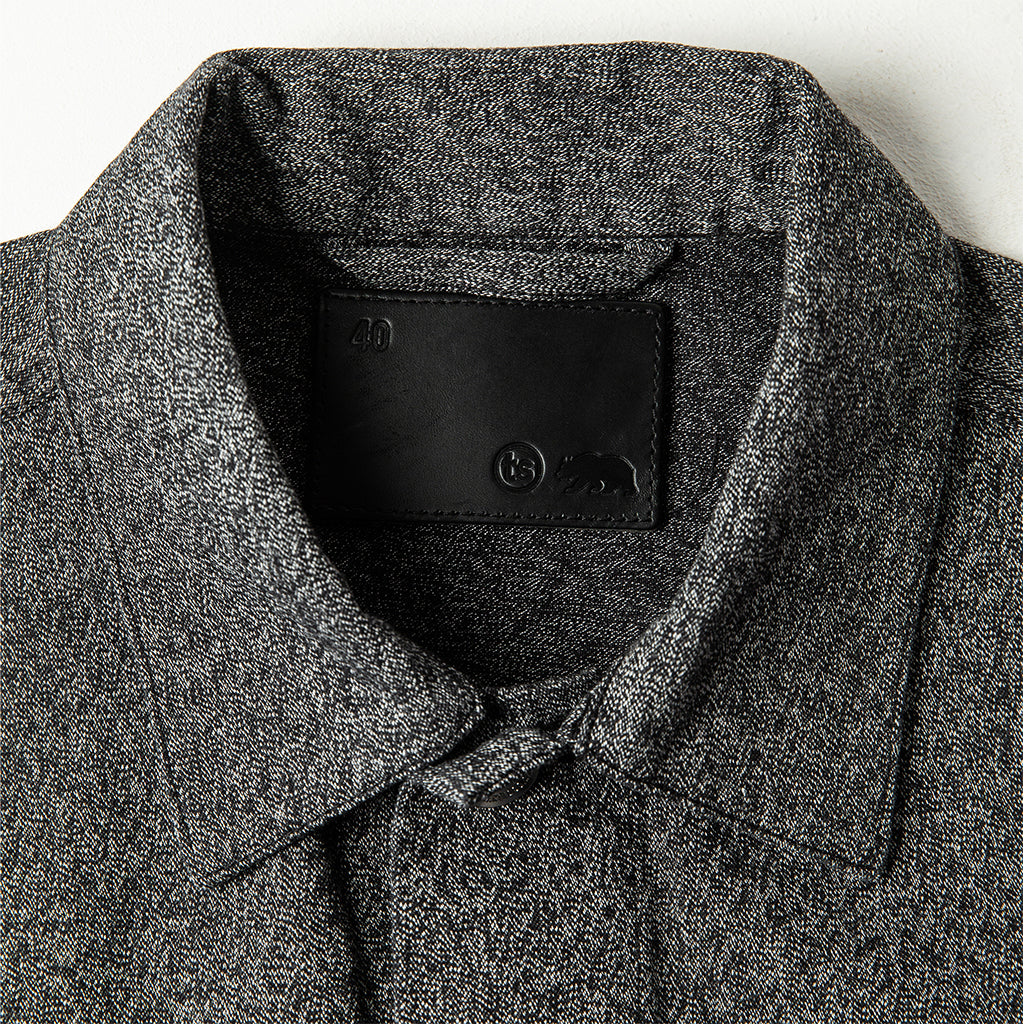 material shot of collar, Outerwear by Taylor Stitch