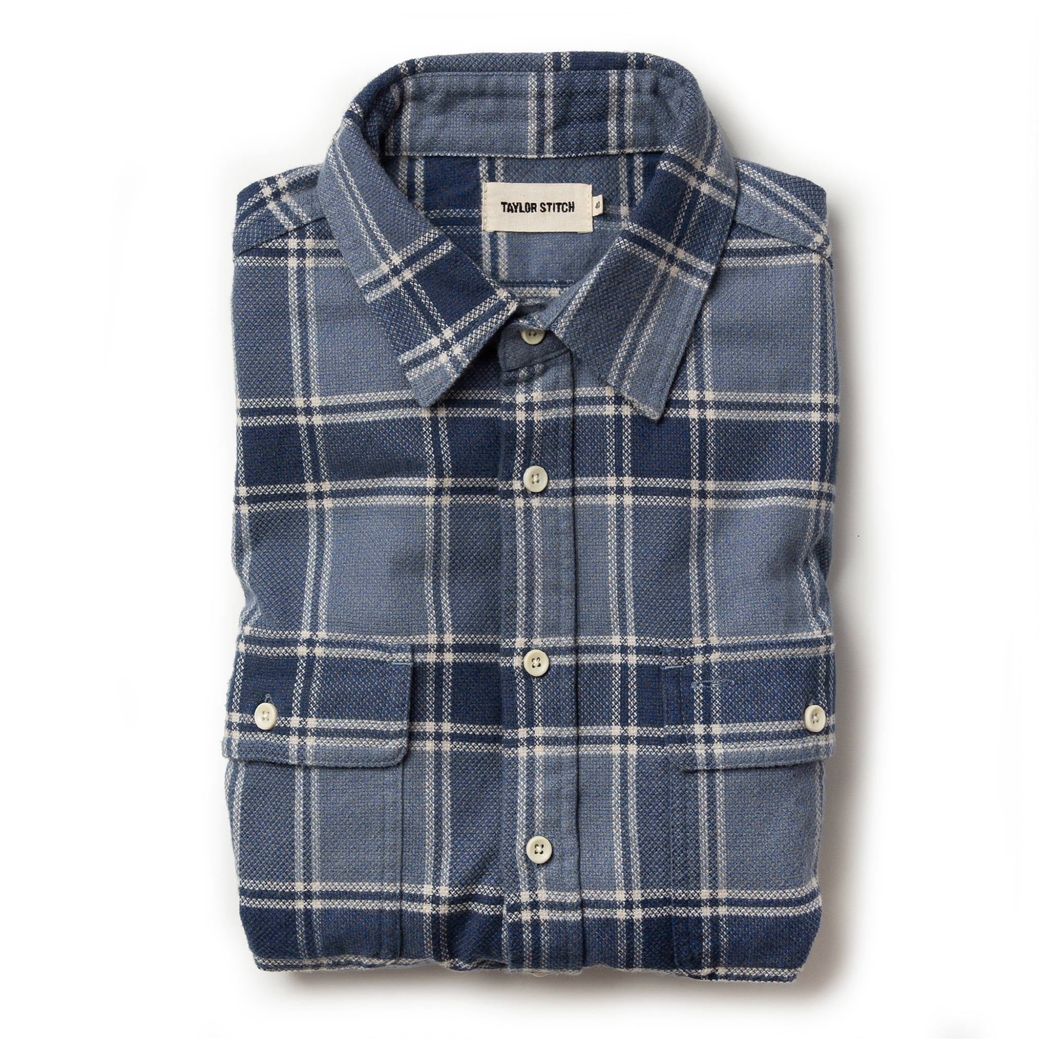 flatlay of shirt, Wovens by Taylor Stitch