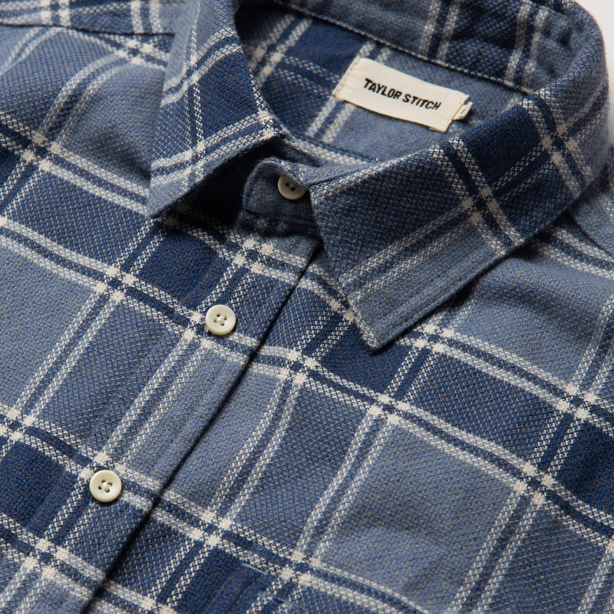 material shot of chest, Wovens by Taylor Stitch