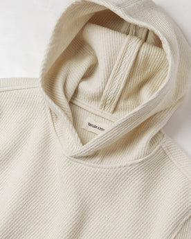 fabric shot of hood, Knits by Taylor Stitch