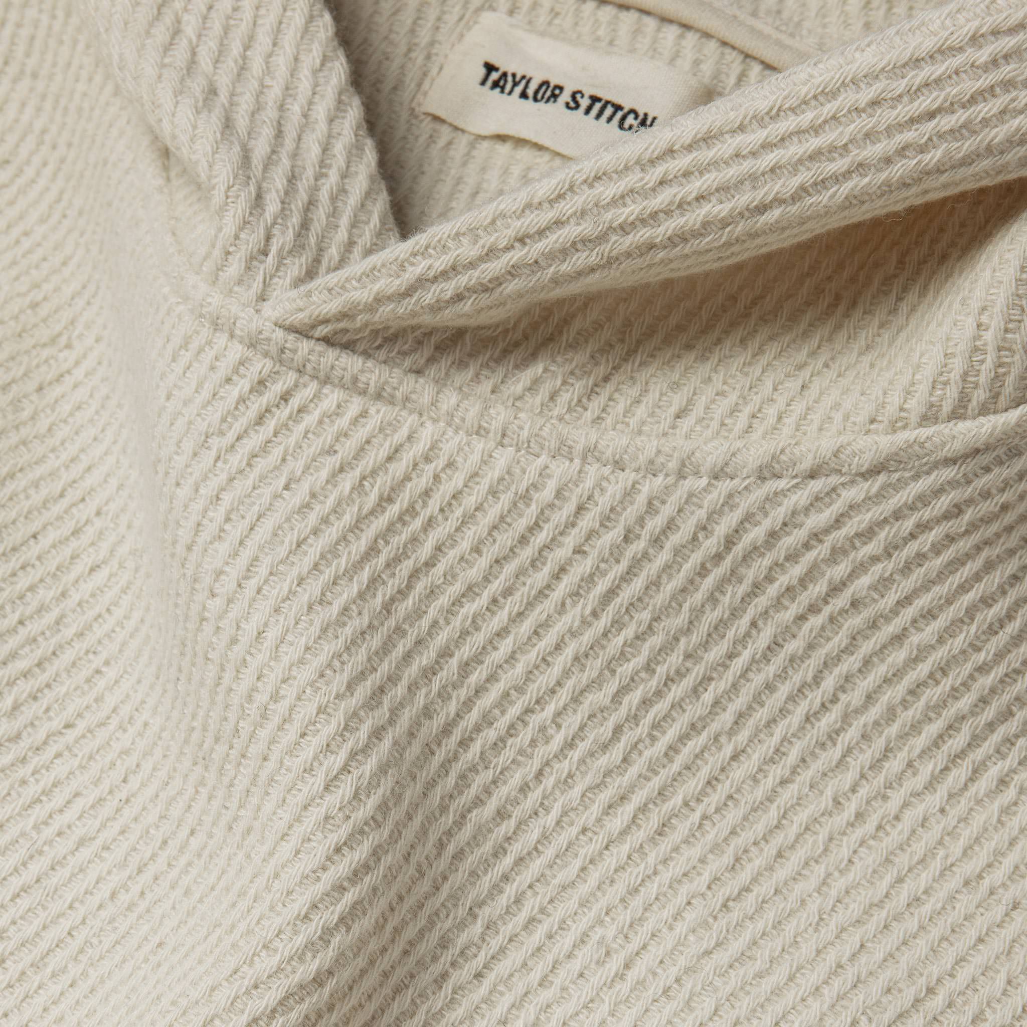 fabric shot of stitching, Knits by Taylor Stitch