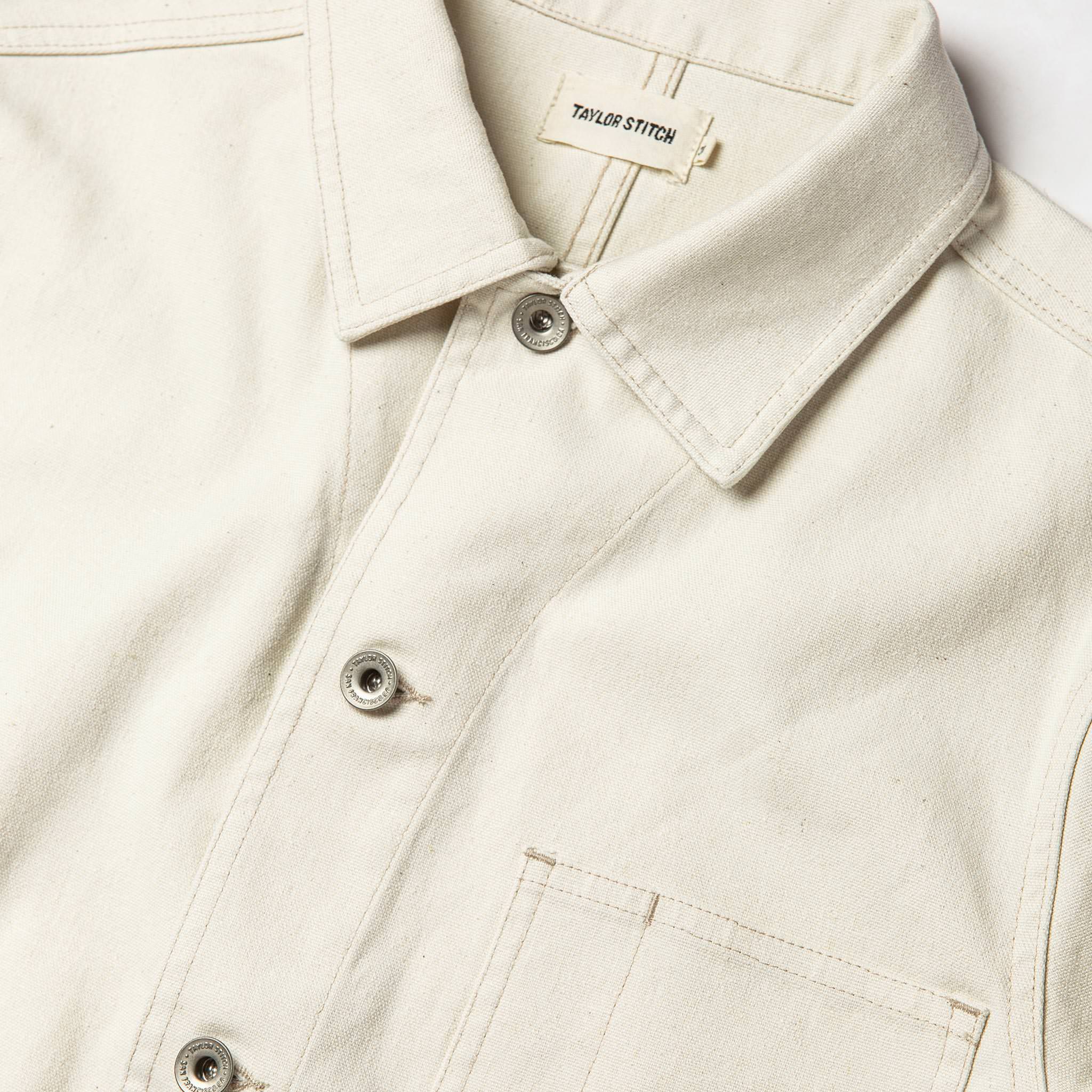 material shot of chest, Outerwear by Taylor Stitch