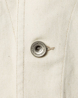 material shot of button, Outerwear by Taylor Stitch