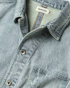 material shot of chest, Outerwear by Taylor Stitch