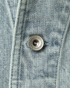 material shot of button, Outerwear by Taylor Stitch