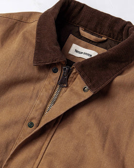 material shot of collar, Outerwear by Taylor Stitch