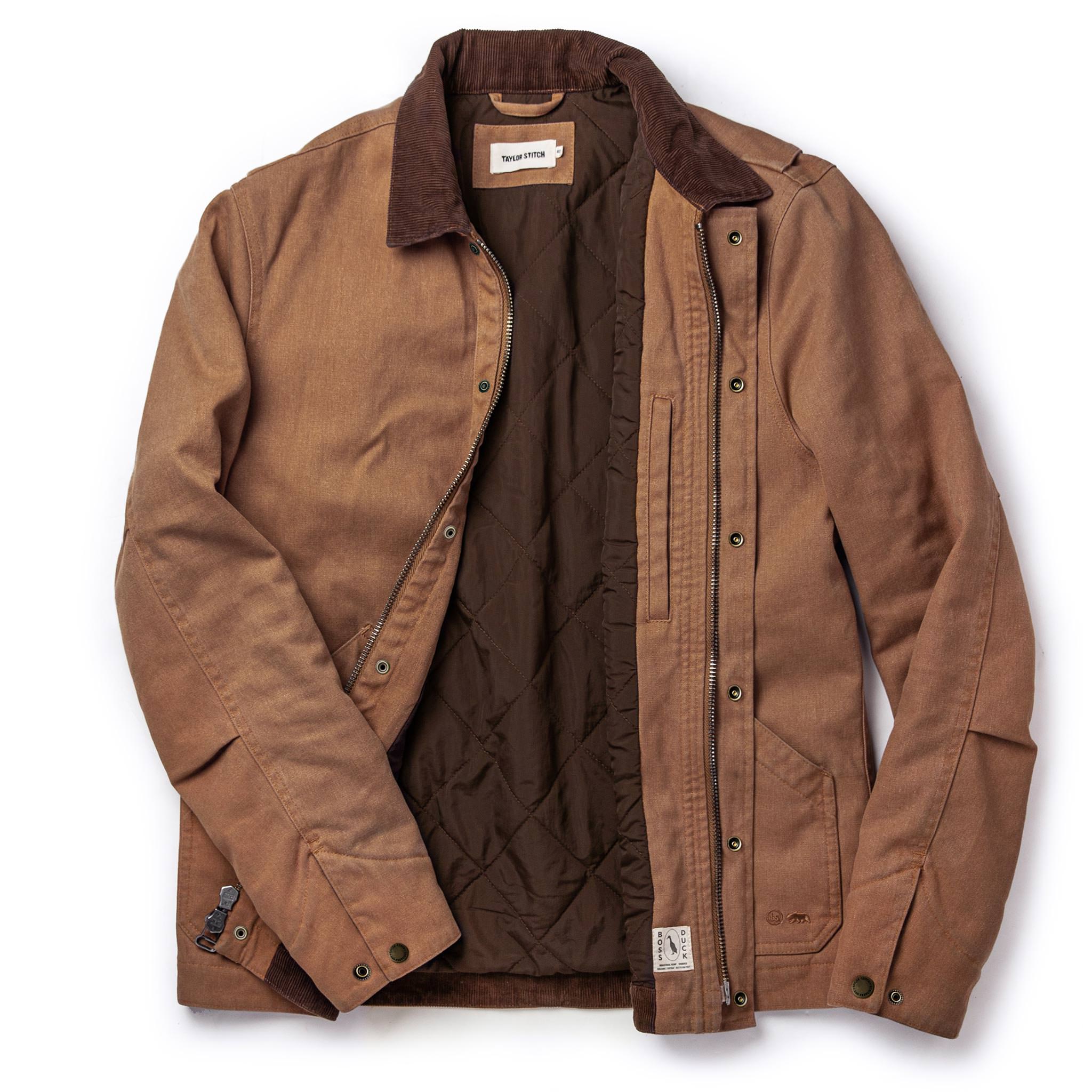 open flatlay of jacket, Outerwear by Taylor Stitch