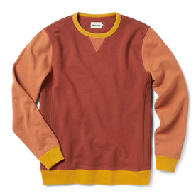The Fillmore Crewneck in Campfire Colorblock - featured image