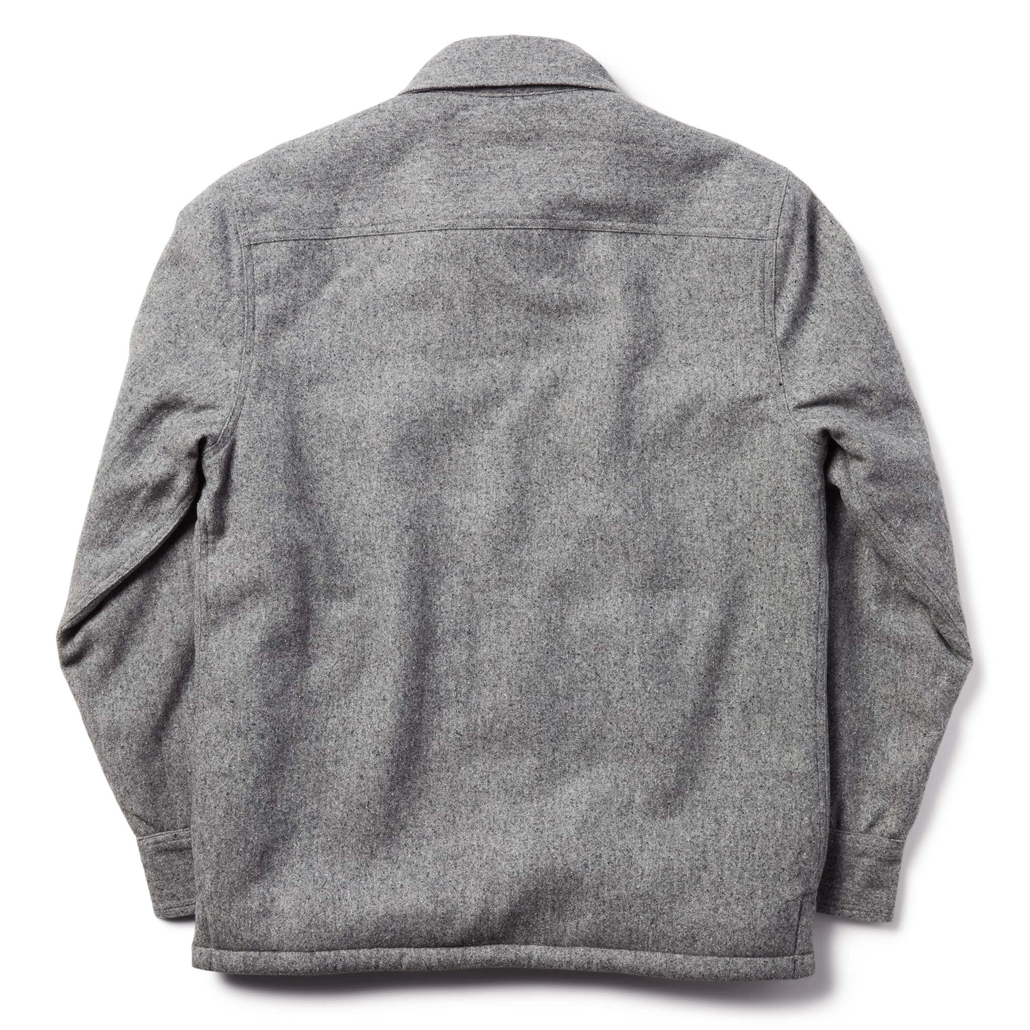 flatlay of jacket from the back with yoke visible, Outerwear by Taylor Stitch