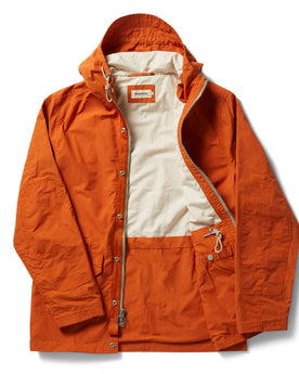 open front flatlay of The Dalton Jacket in Rust, Outerwear by Taylor Stitch