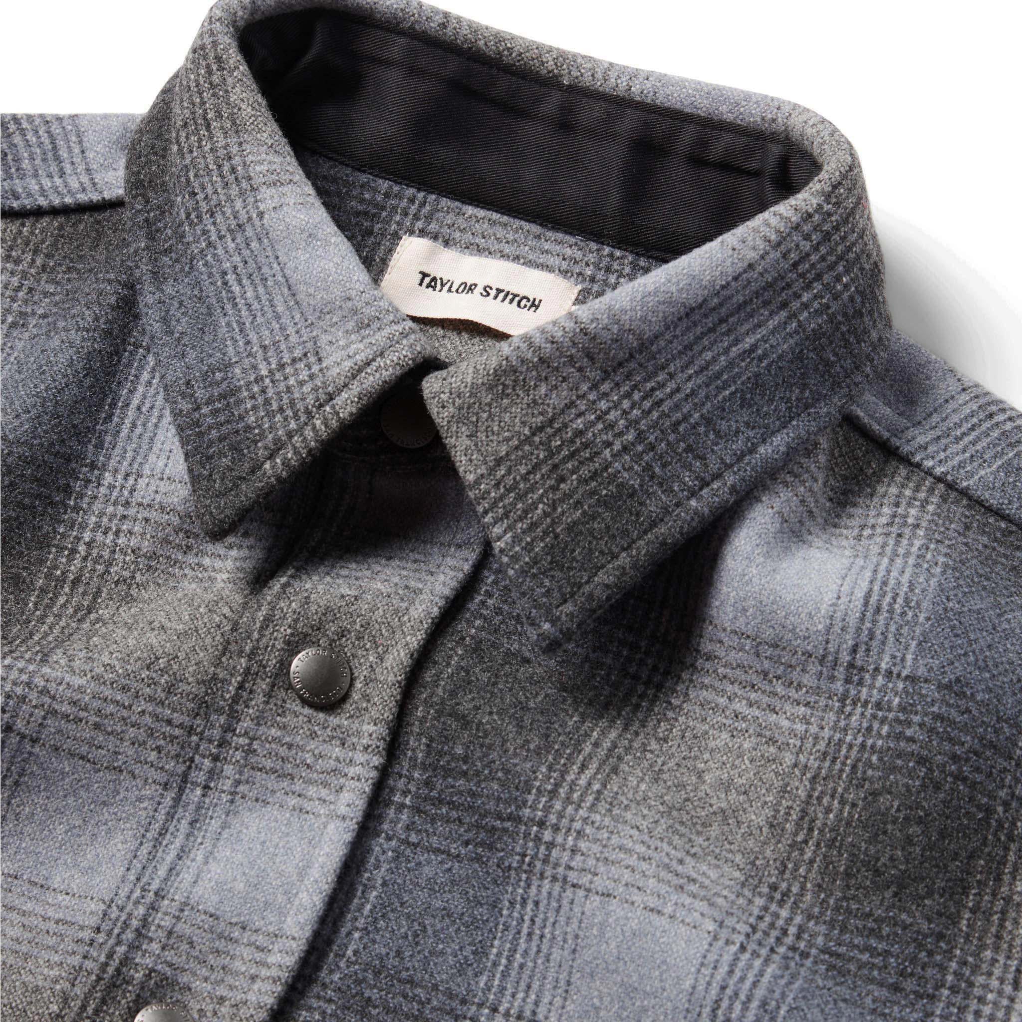 material shot of collar, Outerwear by Taylor Stitch