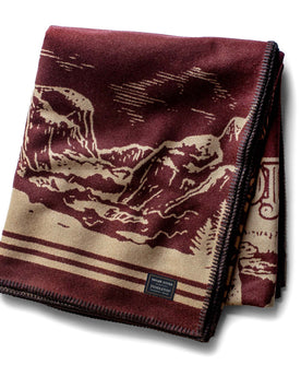 folded flatlay of The Golden State Blanket in Rust, Accessories by Taylor Stitch