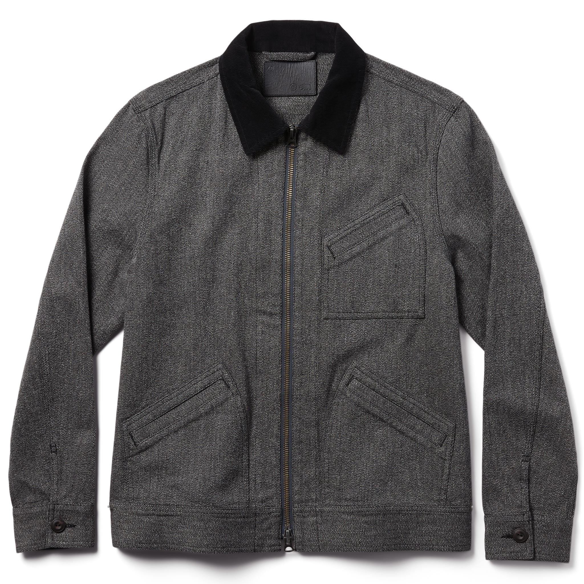 flatlay of The Ignition Jacket in Indigo Salt and Pepper, Outerwear by Taylor Stitch