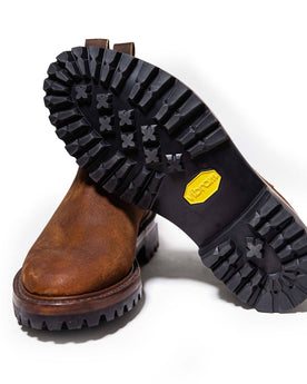 studio shot of vibram sole, Footwear by Taylor Stitch