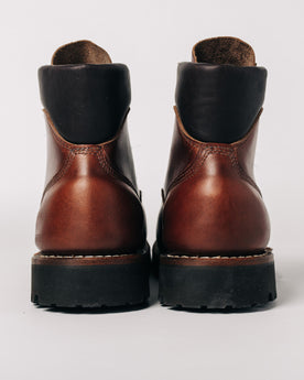 material shot of the back of The Backcountry Boot in Taylor Stitch Custom