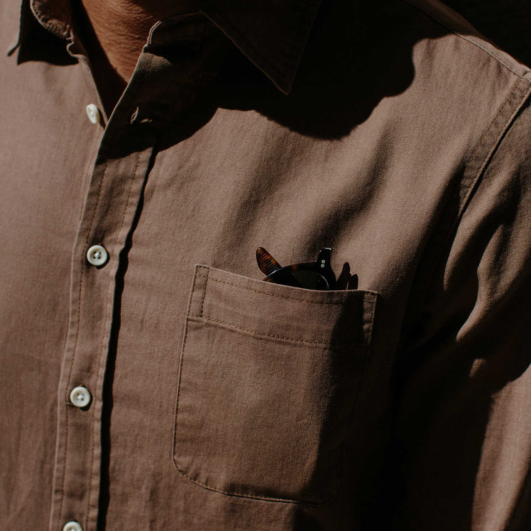 The California in Khaki Herringbone: Alternate Image 9, Wovens by Taylor Stitch